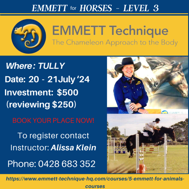 Horse Level 3 - AUST - QLD - Tully - 20 & 21 July 2024